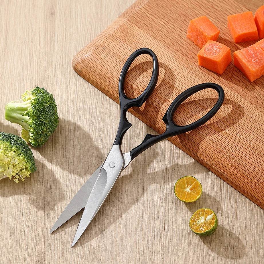Heavy Duty Stainless Steel Multifunctional Kitchen Cooking Scissors-Premium Food Shears Ultra Sharp Blades Eco-Friendly