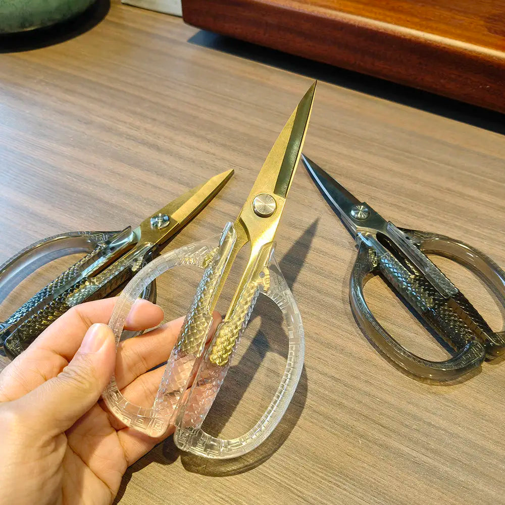 3Cr14 Stainless Steel Heavy Duty Eco-Friendly Household Utility Meat Cutting Professional Kitchen Shears with Acrylic Handle