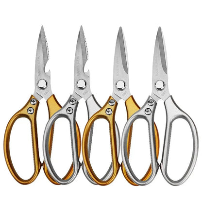 2Cr13 Stainless Steel Heavy Duty Sharp Multifunction Kitchen Scissors Powerful Chicken Bone Scissors
