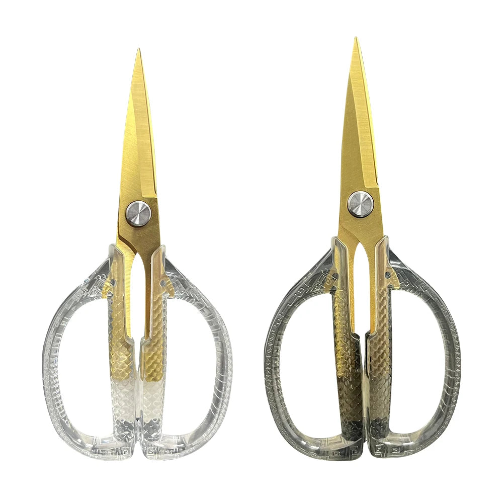 Multi-Purpose Heavy Duty 3Cr14 Stainless Steel Acrylic Handles Household Poultry Scissors Professional Kitchen Shears