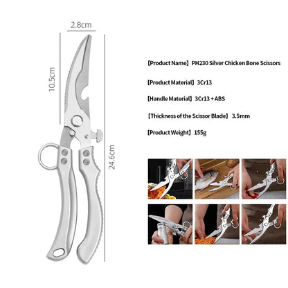 Professional Kitchen Meat and Poultry Shears New Trend Household Cooking Scissors