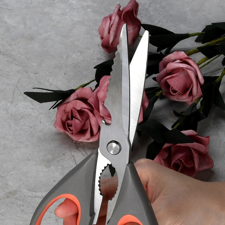 Heavy Duty Multifunctional Professional Kitchen Shears & Scissors with 2cr13 Stainless Steel Blades Eco-Friendly Dishwasher Safe