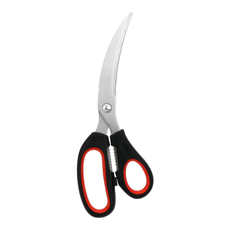 Portable Eco-Friendly Ultra Sharp Stainless Steel Meat Scissors Heavy Duty Dishwasher Safe South Korea Style for Kitchen Food