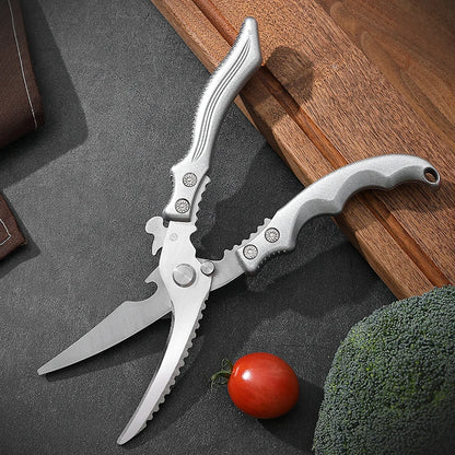 Professional Heavy-Duty Stainless Steel Chicken Bone Scissors Must-Have Kitchen Tool for Cutting