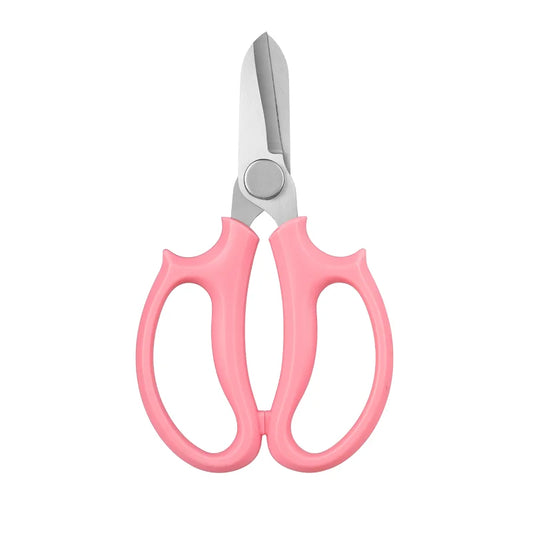 Hot Selling  Home Garden Pruning Scissors Flower Branch Tree Trimmers with Plastic Handle Factory Price for Flower Shops