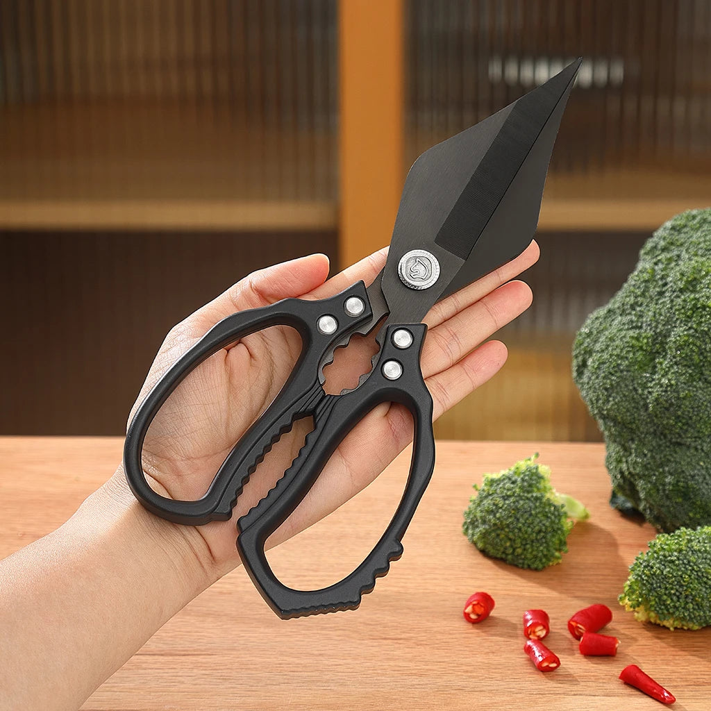 Multifunction Heavy-Duty Eco-Friendly Ultra Sharp Stainless Steel Kitchen Scissors Aluminum Alloy Handles Dishwasher Safe High
