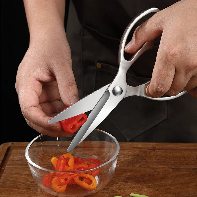 Premium 3cr14 Stainless Steel Kitchen Scissors Super Sharp Multipurpose Poultry Scissors