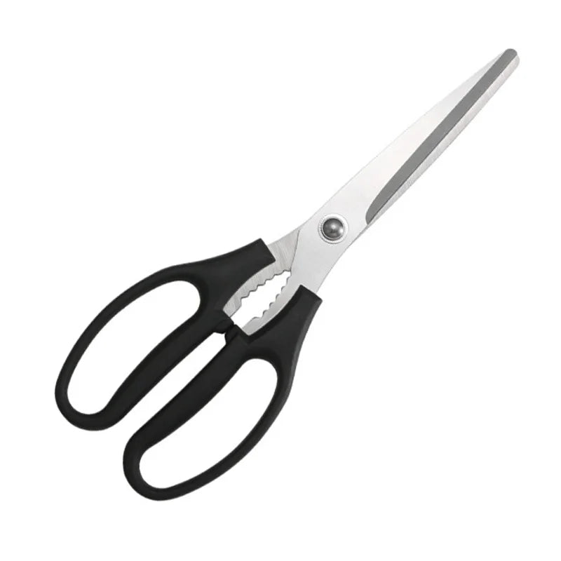 Korean BBQ Roast Scissors Multi-Functional Outdoor Camping & Home Kitchen Shears Sharp Stainless Steel Blade