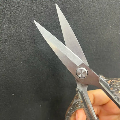 3Cr14 Stainless Steel Heavy Duty Eco-Friendly Household Utility Meat Cutting Professional Kitchen Shears with Acrylic Handle