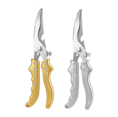 Aluminum Alloy Handle Stainless Steel Multifunctional Kitchen Scissors for Meat & Chicken Cutting