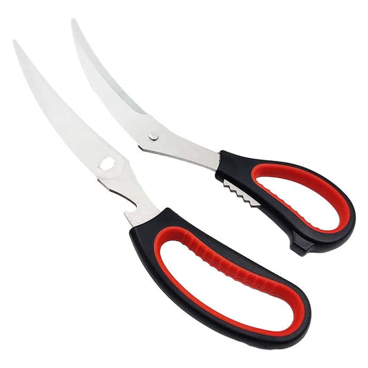 Multifunctional Heavy-Duty Stainless Steel Kitchen Scissors Nut Cracker and Detachable Feature Essentials for the Kitchen