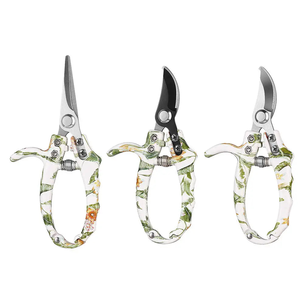 Garden Hand Tools Stainless Steel Multifunctional DIY Industrial Grade Anti-Slip Grip Bypass Grafting Knife Pruner