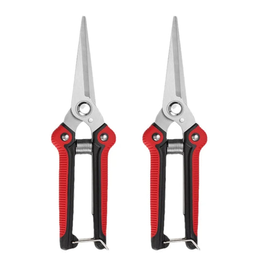 Multifunctional DIY Industrial Outdoor Garden Pruning Shears Stainless Steel Anti-Slip Grip Soft Grip Rubber Handles Bypass Tree