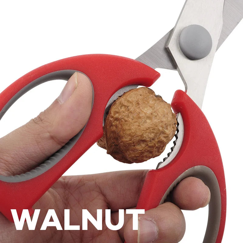 High Hardness 2Cr13 Stainless Steel Heavy Duty Poultry Bone Shears Ultra Sharp Eco-Friendly Home Kitchen Utility Scissors