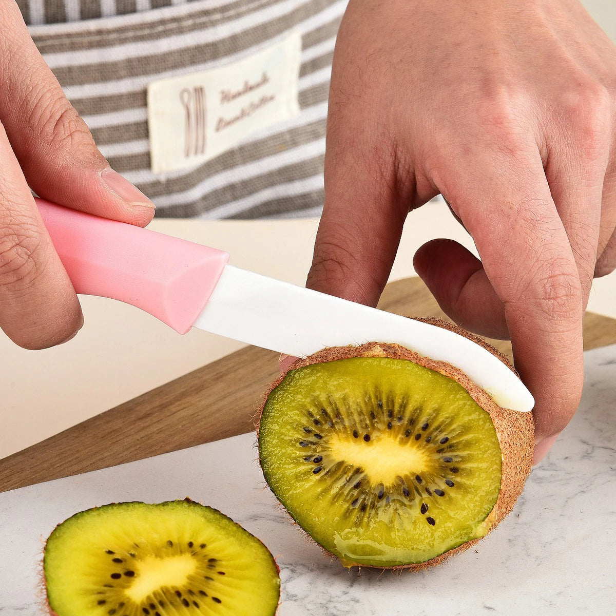 Heavy Duty Multi-Functional Ceramic Baby Complementary Food Scissors Set Kitchen Gadget with Plastic Handle and Storage Box