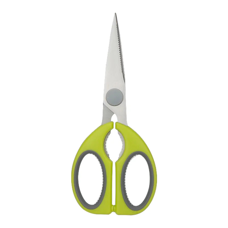 Heavy-Duty Stainless Steel Chicken Bone Scissors Kitchen Cooking Shears with Anti-Slip Handle for Vegetables Meat Seafood
