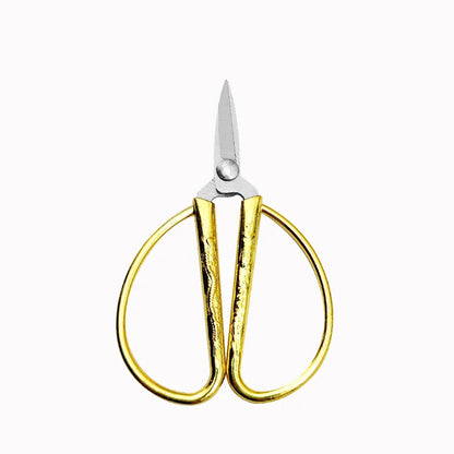 Dragon Phoenix Gold Scissors Vintage Metal DIY Household Sewing & Embroidery Shears Manual Paper Cutting Scissors