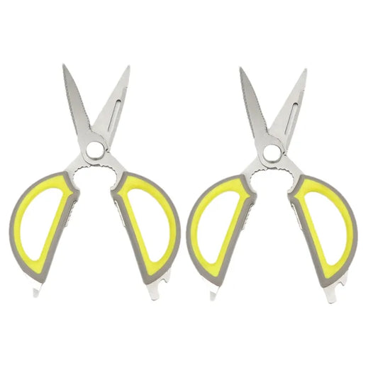 Heavy Duty Stainless Steel Household Multifunctional Meat Cutting Kitchen Scissor with Plastic Handle