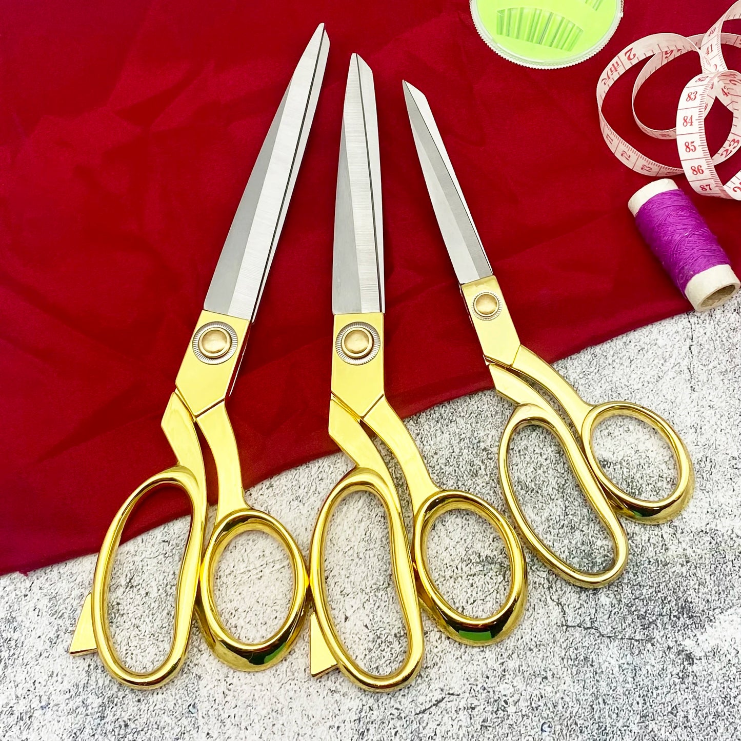 High Quality Professional Stainless Steel Sewing Tailor Scissors Fabric Cutting DIY Scissors