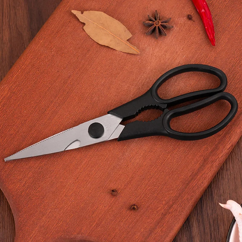 Heavy Duty All-Purpose Kitchen Scissors Stainless Steel Sharp Utility Food Shears with PP Handle for Meat & Cooking