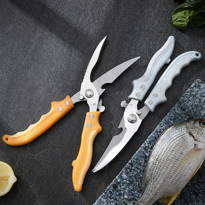 Professional 2Cr13 Stainless Steel Kitchen Tool Heavy Duty Eco-Friendly Poultry Shears Thickened Chicken Bone Scissors