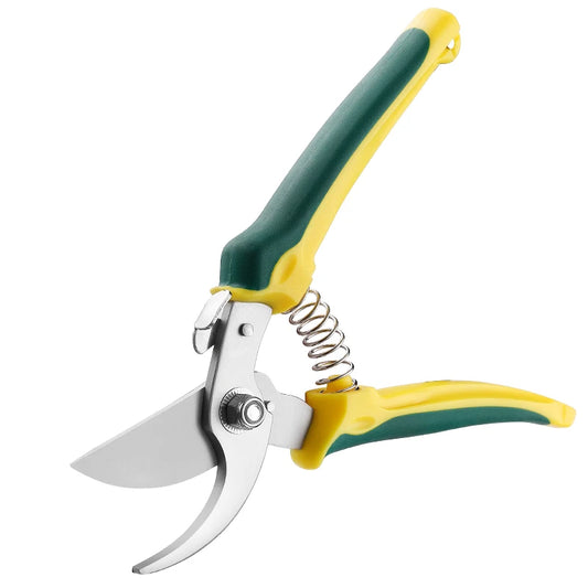 Durable New Design Garden Shears with Anti-Slip Handle DIY Bypass Secateurs for Flowers
