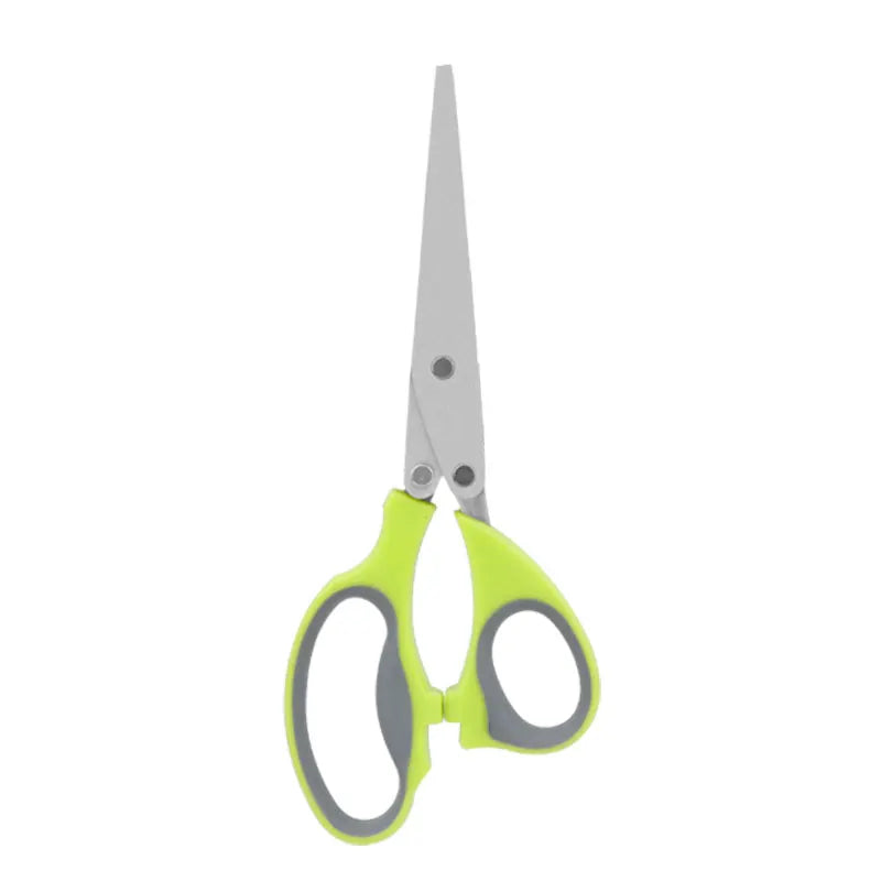 5 Blades Herb Scissors Stainless Steel Cutting Kitchen Shears for Fresh Vegetable Cilantro Lettuce Onion Tailor Shears PP Handle