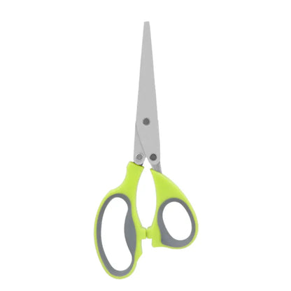 5 Blades Herb Scissors Stainless Steel Cutting Kitchen Shears for Fresh Vegetable Cilantro Lettuce Onion Tailor Shears PP Handle