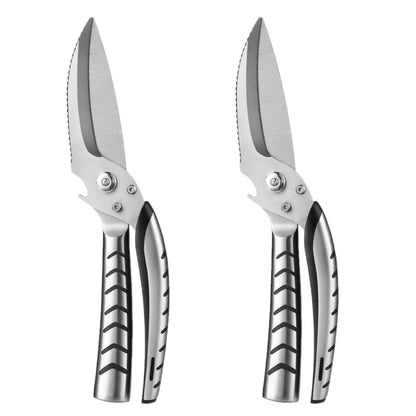 Stock Heavy Duty Multi-Functional Stainless Steel Kitchen Scissors Ultra Sharp Eco-Friendly Dishwasher Safe Strong Chicken Bone