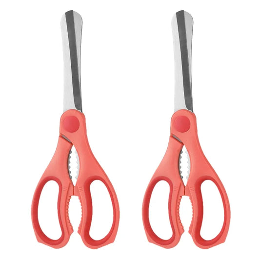 Round Head Heavy Duty Stainless Steel Multi-Function Ultra Sharp Eco-Friendly Kitchen Scissors & Cooking Shears