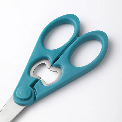 Professional Heavy Duty Stainless Steel Kitchen Barbecue Scissors for Meat Cutting with Plastic Handle Ultra Sharp Eco-Friendly