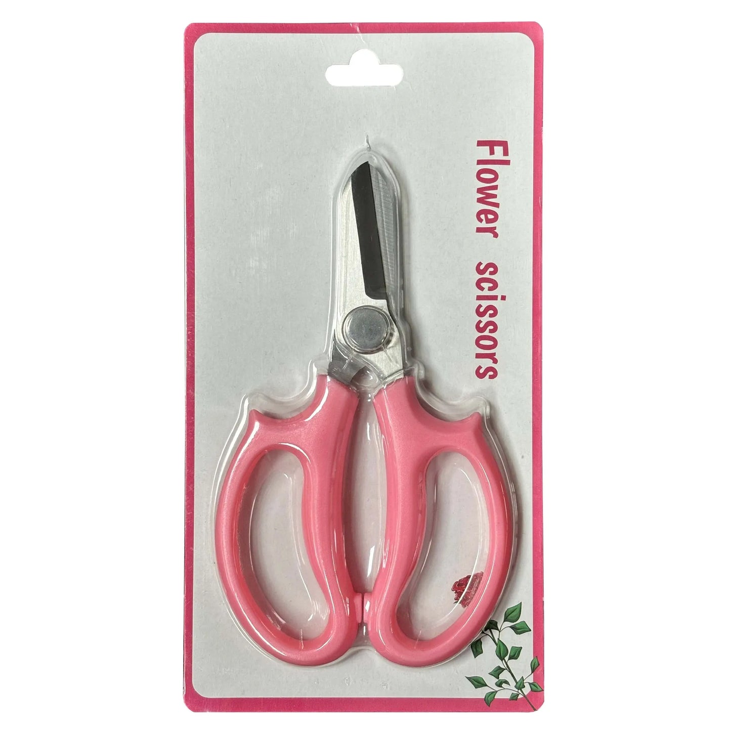 Hot Selling  Home Garden Pruning Scissors Flower Branch Tree Trimmers with Plastic Handle Factory Price for Flower Shops