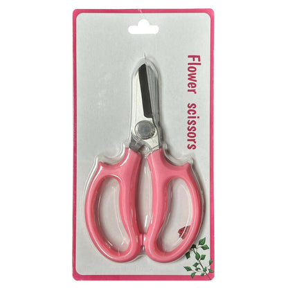 Hot Selling  Home Garden Pruning Scissors Flower Branch Tree Trimmers with Plastic Handle Factory Price for Flower Shops