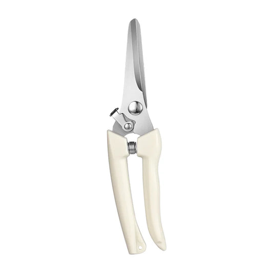 Durable Stainless Steel Gardening Shears Sharp Pruner for Plants with PP Handle DIY Grade for Flower Care