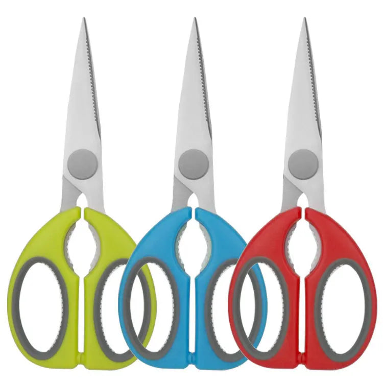 High Hardness 2Cr13 Stainless Steel Heavy Duty Poultry Bone Shears Ultra Sharp Eco-Friendly Home Kitchen Utility Scissors