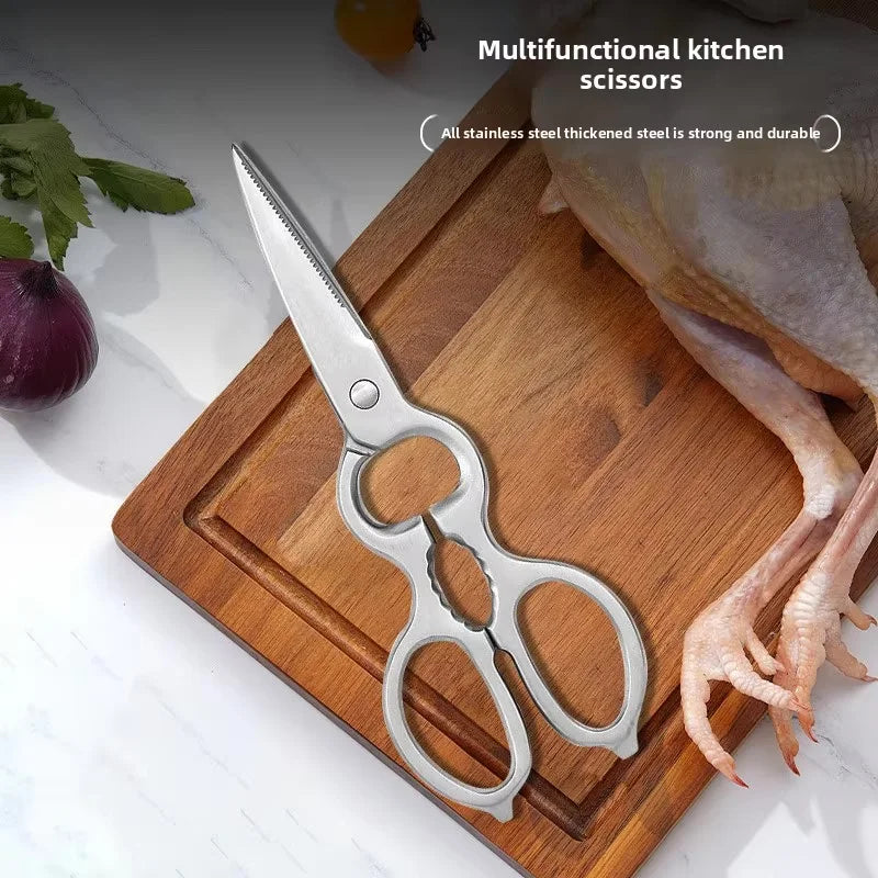 Professional Multifunctional Heavy-Duty Stainless Steel Scissors Must-Have Kitchen Tool Ultra Sharp Blades Eco-Friendly Design