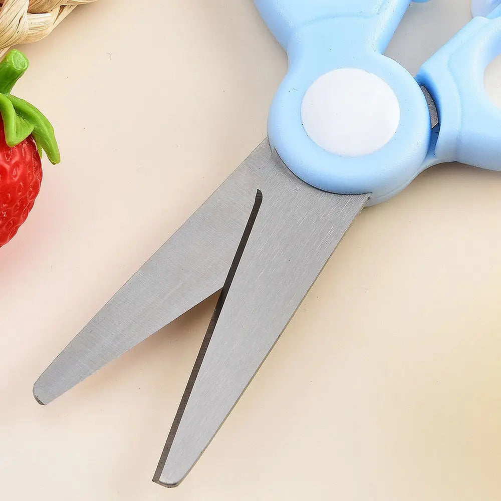 High Quality Heavy Duty Children's Complementary Food Kitchen Scissors Ultra Sharp Eco-Friendly Plastic Handle for Cutting