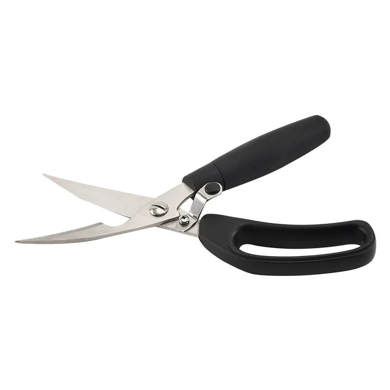 Heavy-Duty Stainless Steel Kitchen Scissors with Unique Plastic Design Eco-Friendly Dishwasher Safe Chicken Bone Tool