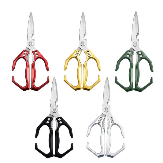 High Quality Heavy Duty Eco-Friendly Sharp Chicken Bone Scissors 3Cr14 Stainless Steel Kitchen Use