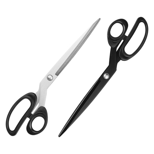 12Inch High Quality Sewing Stainless Steel Shears Dressmaker Tailor Scissors for Fabric With Plastic Handle Clothing Scissors