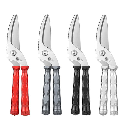 Heavy Duty Kitchen Utensils Multifunction Cooking Scissors 3Cr14 Steel Chicken Bone Poultry Shear