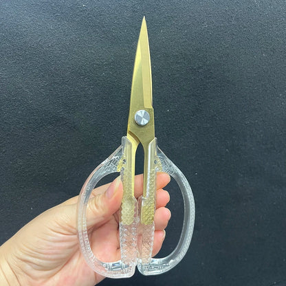 Multi-Purpose Heavy Duty 3Cr14 Stainless Steel Acrylic Handles Household Poultry Scissors Professional Kitchen Shears