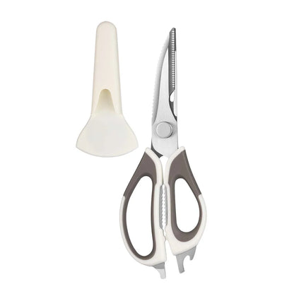 Newly Designed Multi-Purpose Kitchen Scissors Stainless Steel Blade Cover for Vegetable Food Meat Poultry Shears Cutting