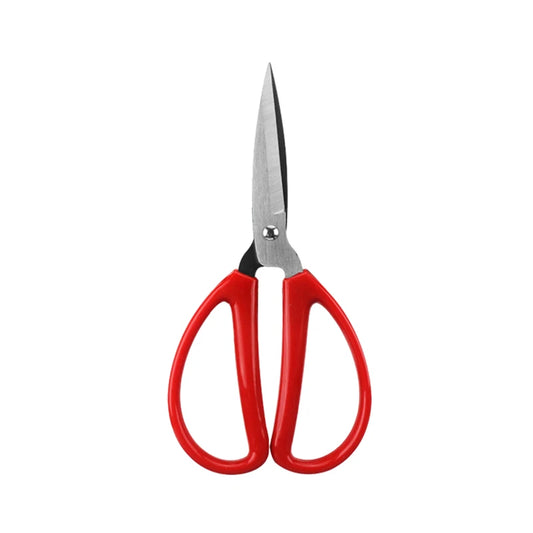 Multifunctional Mini Stainless Steel Office Craft Scissors Red Traditional Household Scissors for Paper Smooth Shearing