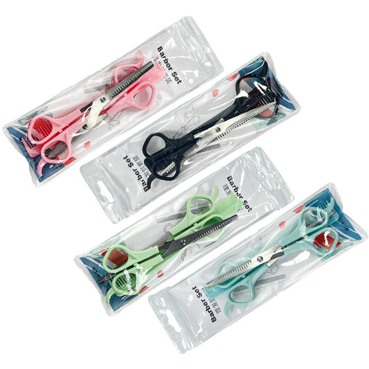 Hairdressing Shears Set Wholesale High Quality Barber Scissors Thinning Scissors Barber Accessories for Salon