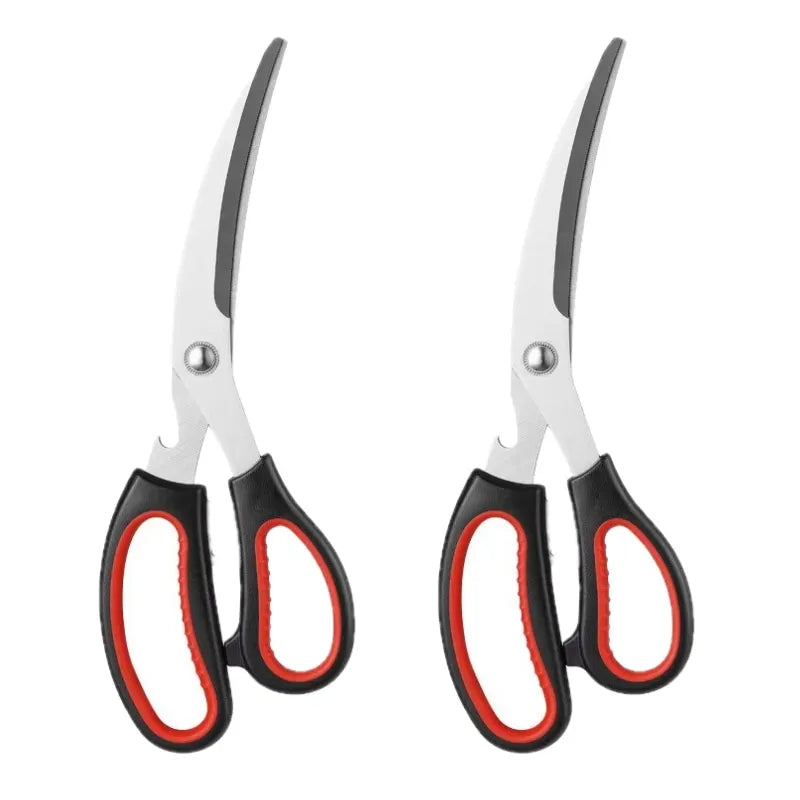 Best Selling Heavy Duty Stainless Steel Red Eco-Friendly Kitchen Scissors Multi-Purpose Ultra Sharp Dishwasher Safe