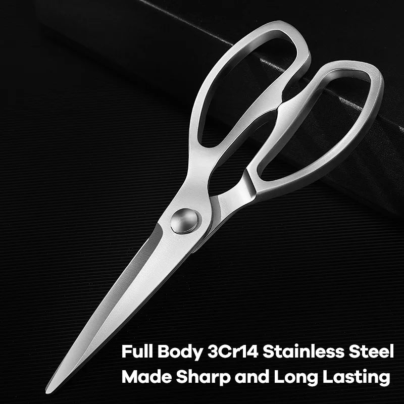 Premium 3cr14 Stainless Steel Kitchen Scissors Super Sharp Multipurpose Poultry Scissors