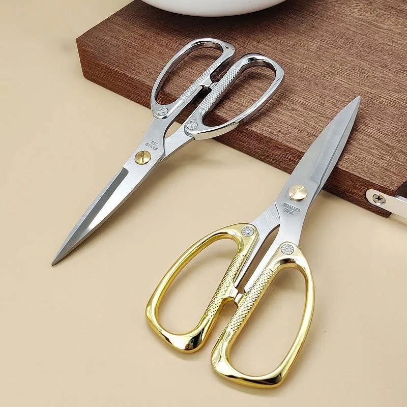 Professional Heavy Duty Stainless Steel Kitchen Utility Cooking Shears & Meat Scissors Aluminum Alloy Handles Ultra Sharp Blades