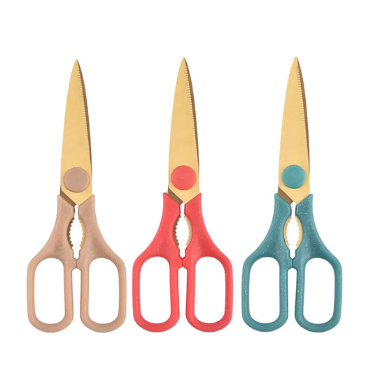 Household Essential Stainless Steel Multi-Function Kitchen Scissors for Poultry & Bone Cutting