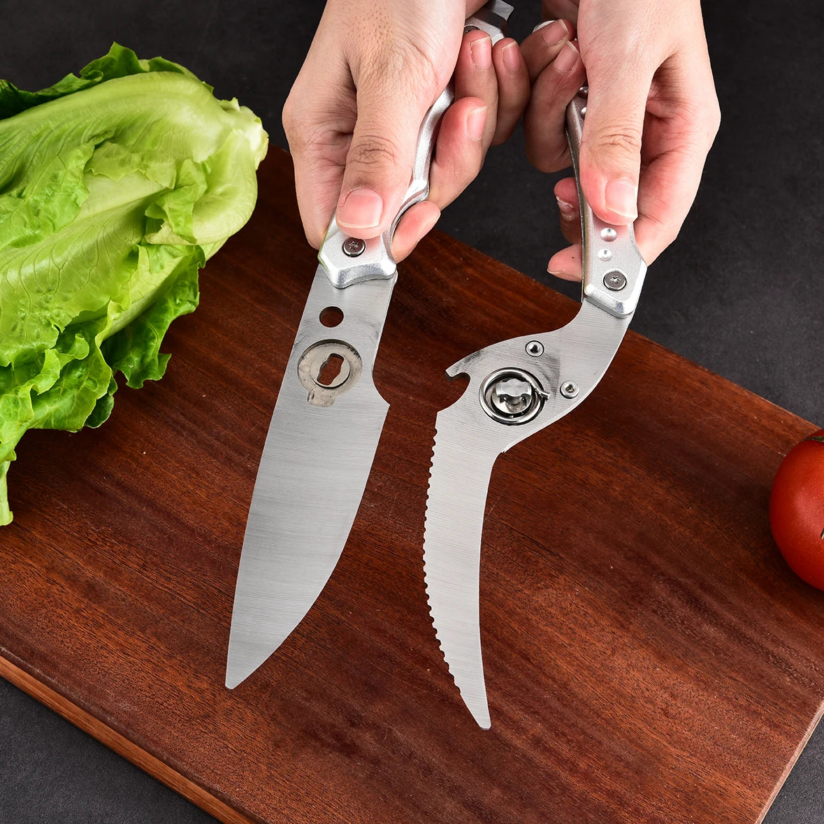 Kitchen Accessories Stainless Steel Chicken Poultry Shears Heavy Duty Eco-Friendly Ultra Sharp Dishwasher Safe Scissors